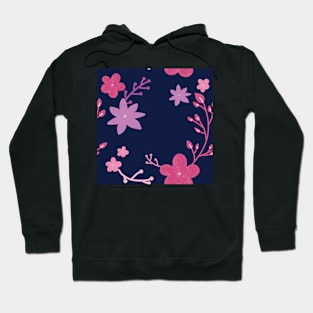 Flower Pattern Hoodie